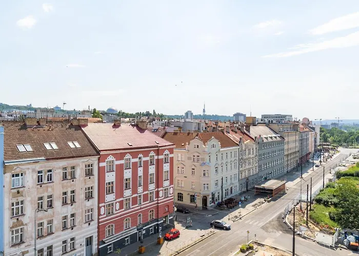 One Bedroom Penthouse # 82 In The Brand New Building Close To The Center With Free Parking Praag