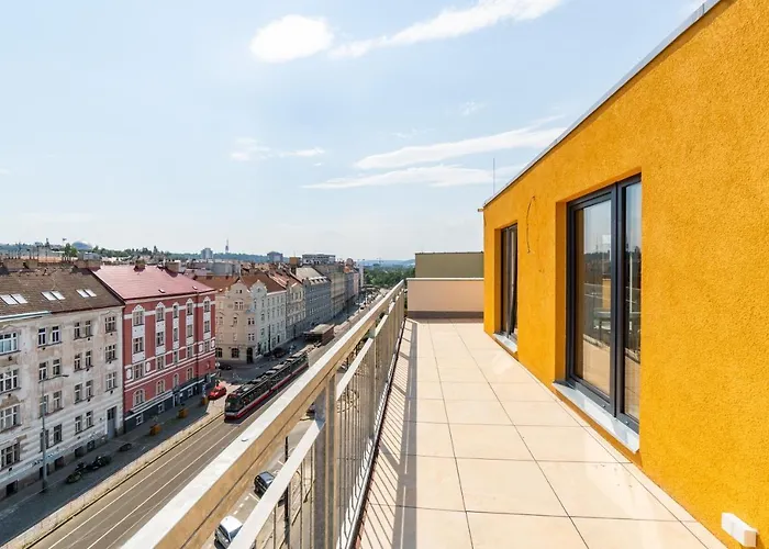 Appartement One Bedroom Penthouse # 82 In The Brand New Building Close To The Center With Free Parking Praag